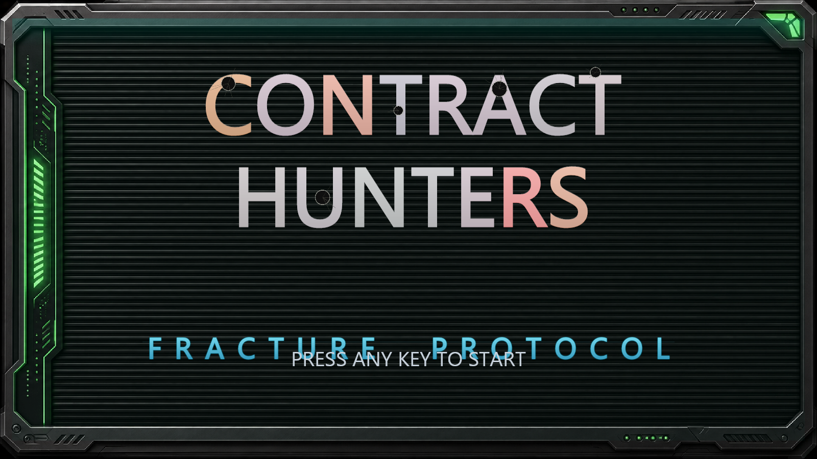 Contract Hunters screenshot: Shared Title Screen