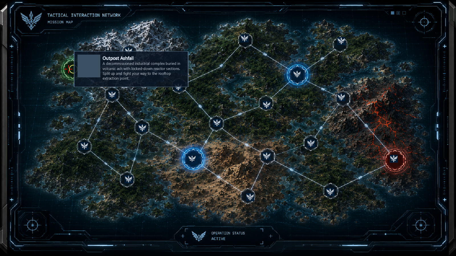 Contract Hunters screenshot: Shared World Map