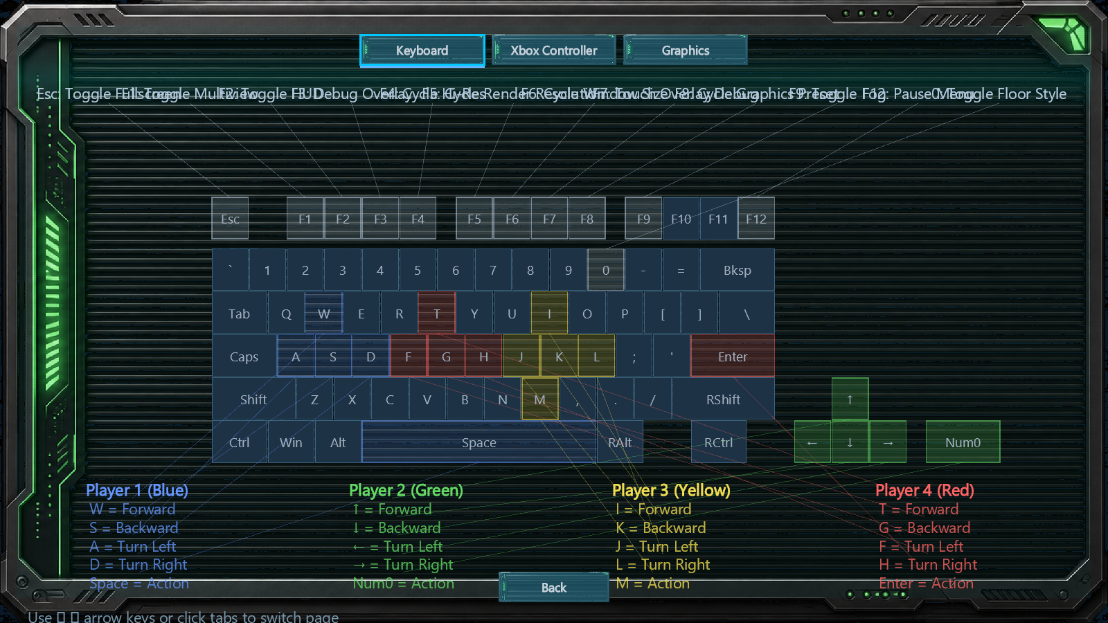 Contract Hunters screenshot: Windows Settings
